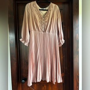 Classic A line empire waste dress